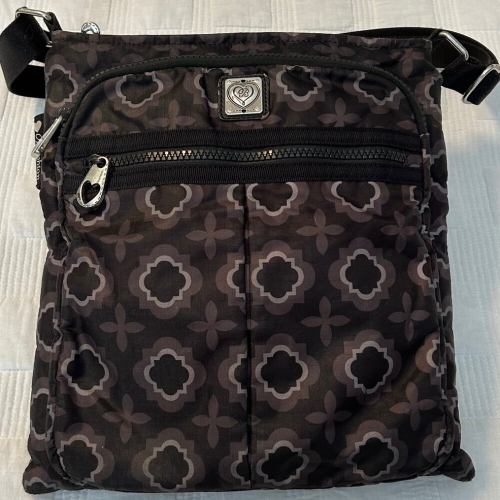 Brighton Messenger bag, black/gray